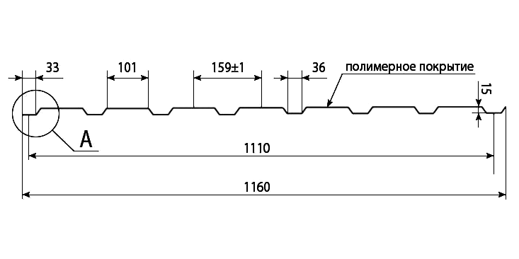 Профнастил ПС-15