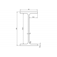 Балка двутавровая IPE 160 S235JR
