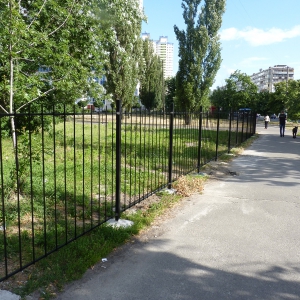 Проектирование, изготовление и установка забора с порошковой покраской по ул. Тычины г. Киев_7